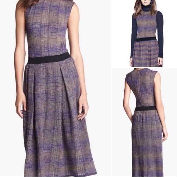 Tory Burch Nadia Knit Midi Dress Sz Small - Picture 2 of 9